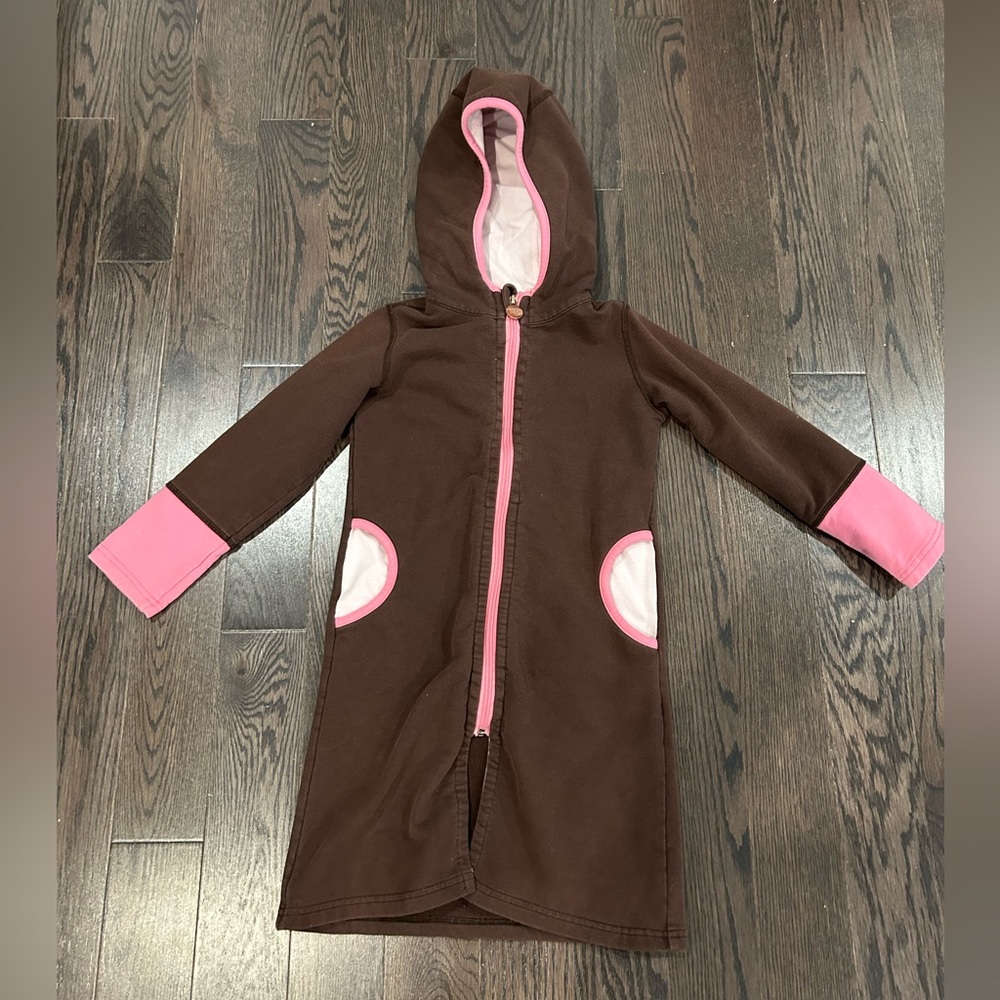 Girls peekaboo beans long jacket size 5